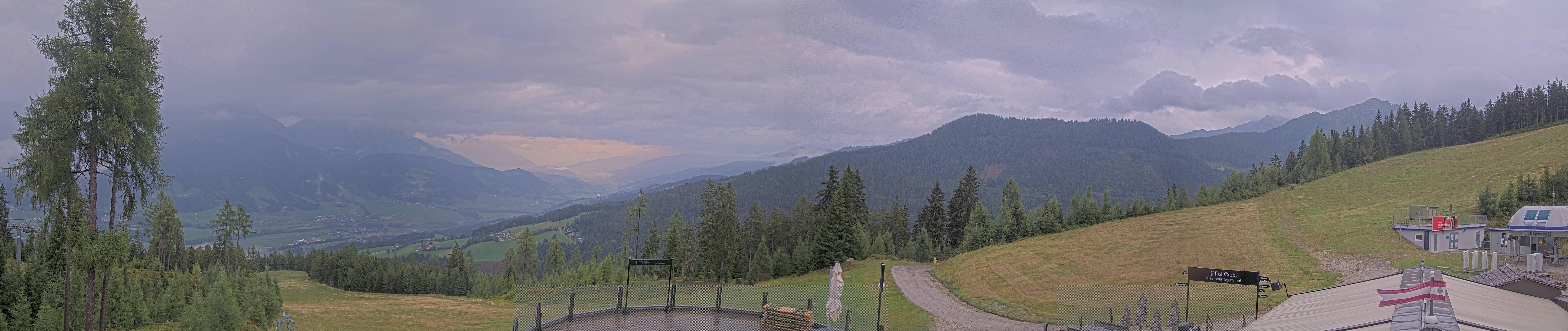 Archiv Foto Webcam Hauser Kaibling - Blick ins Ennstal von der Knapplhütte