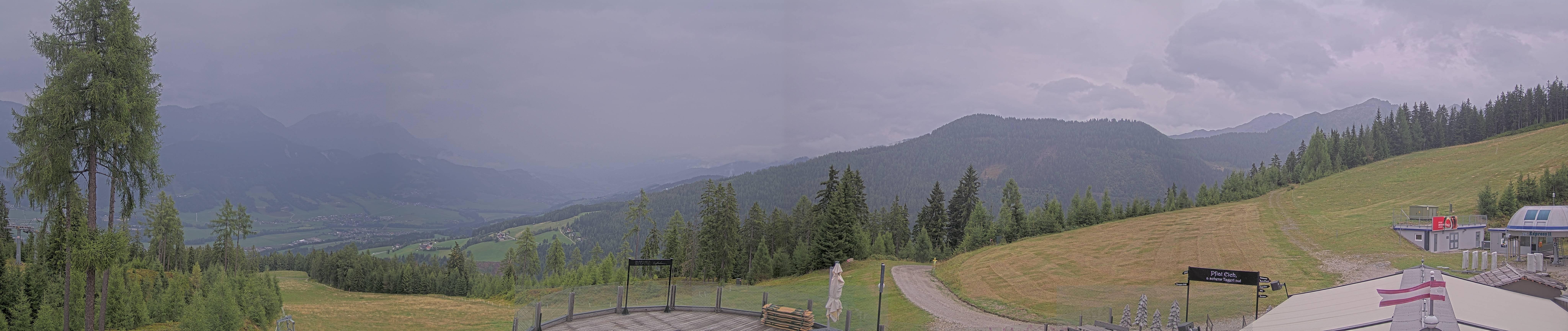 Archiv Foto Webcam Hauser Kaibling - Blick ins Ennstal von der Knapplhütte