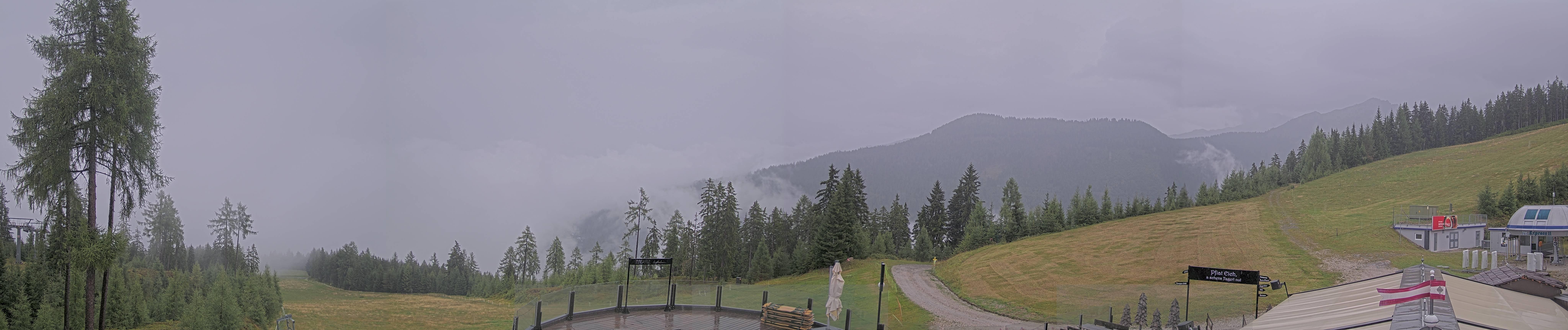 Archiv Foto Webcam Hauser Kaibling - Blick ins Ennstal von der Knapplhütte
