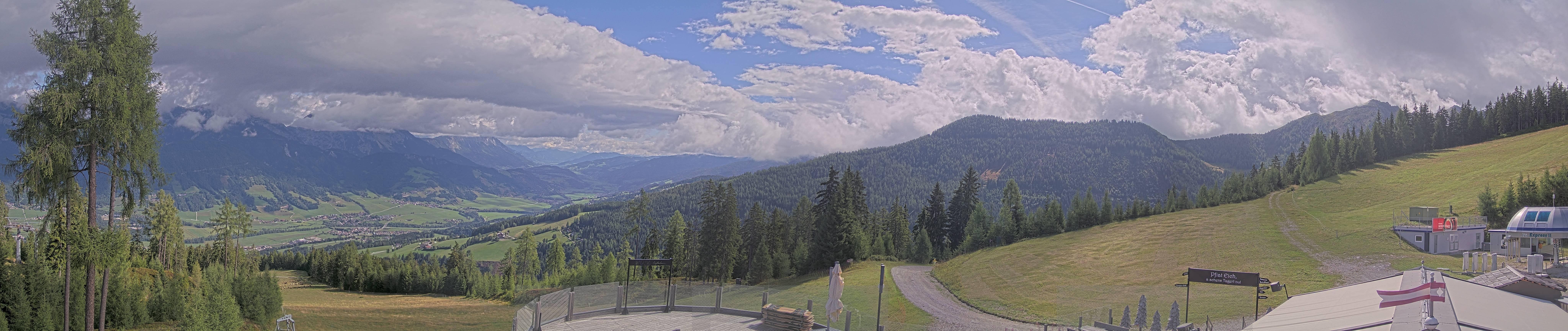 Archived image Webcam Hauser Kaibling - View towards valley Enns
