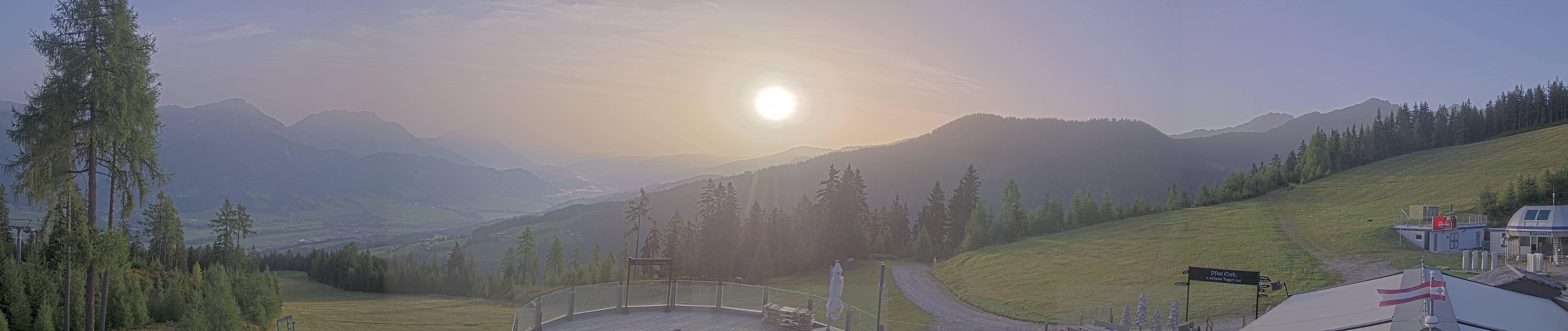Archiv Foto Webcam Hauser Kaibling - Blick ins Ennstal von der Knapplhütte