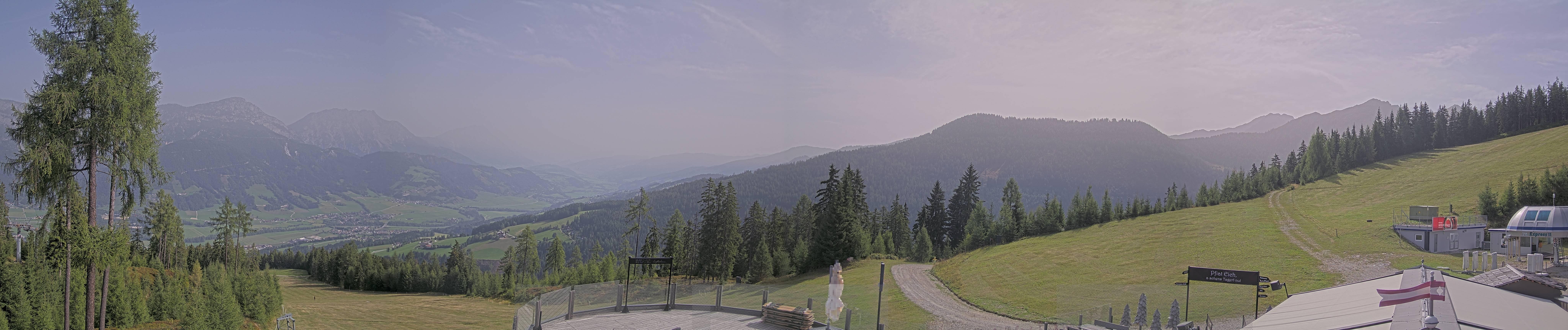 Archiv Foto Webcam Hauser Kaibling - Blick ins Ennstal von der Knapplhütte