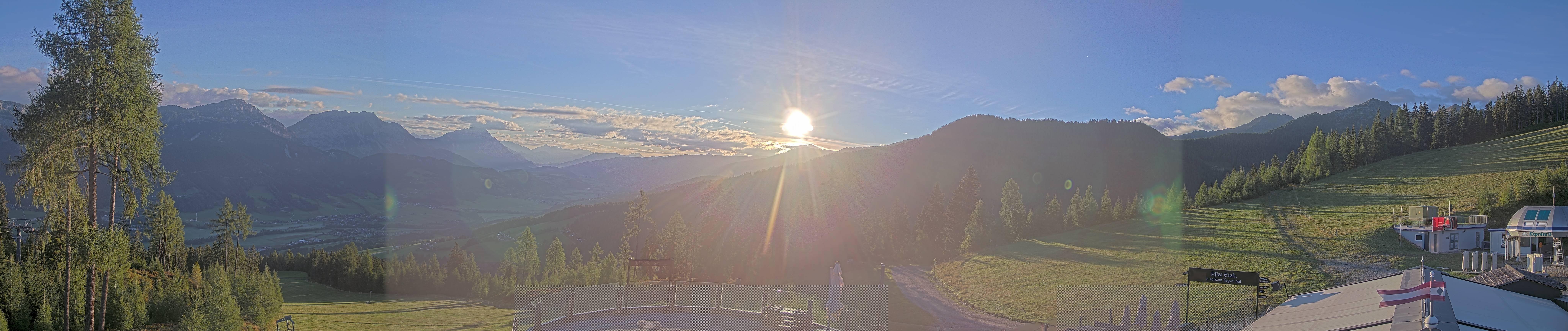Archived image Webcam Hauser Kaibling - View towards valley Enns
