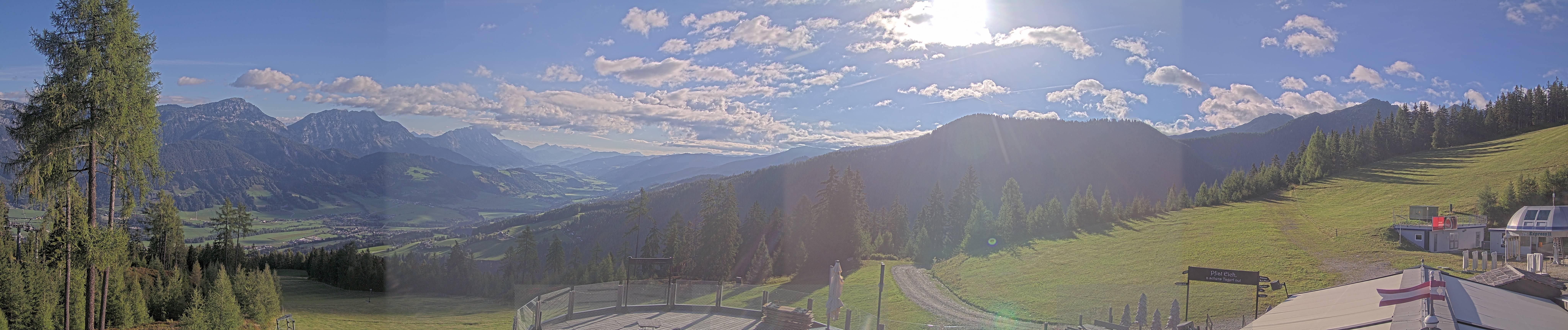 Archived image Webcam Hauser Kaibling - View towards valley Enns