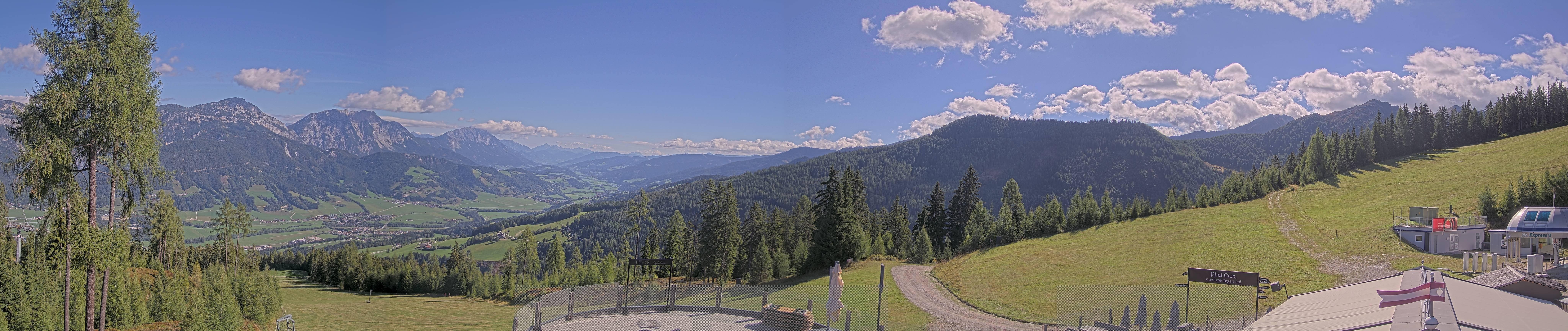 Archived image Webcam Hauser Kaibling - View towards valley Enns