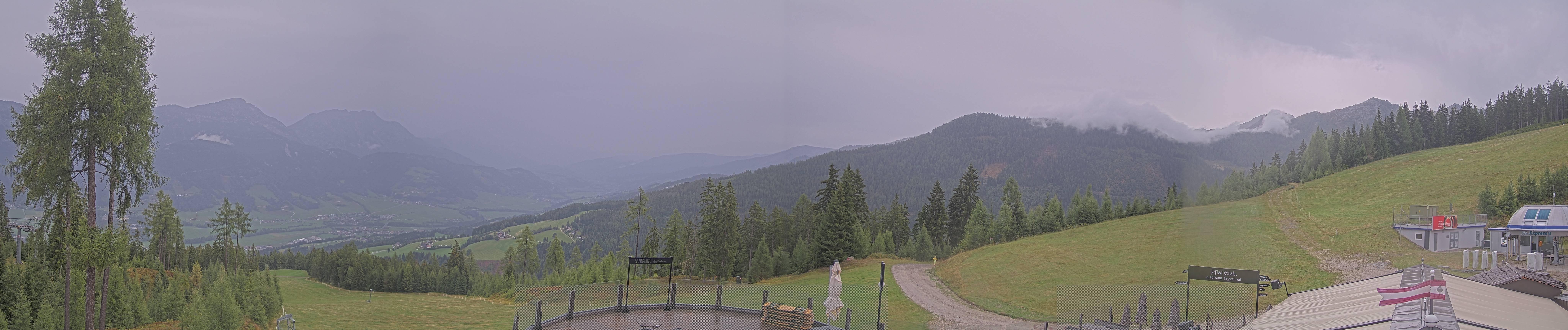 Archived image Webcam Hauser Kaibling - View towards valley Enns
