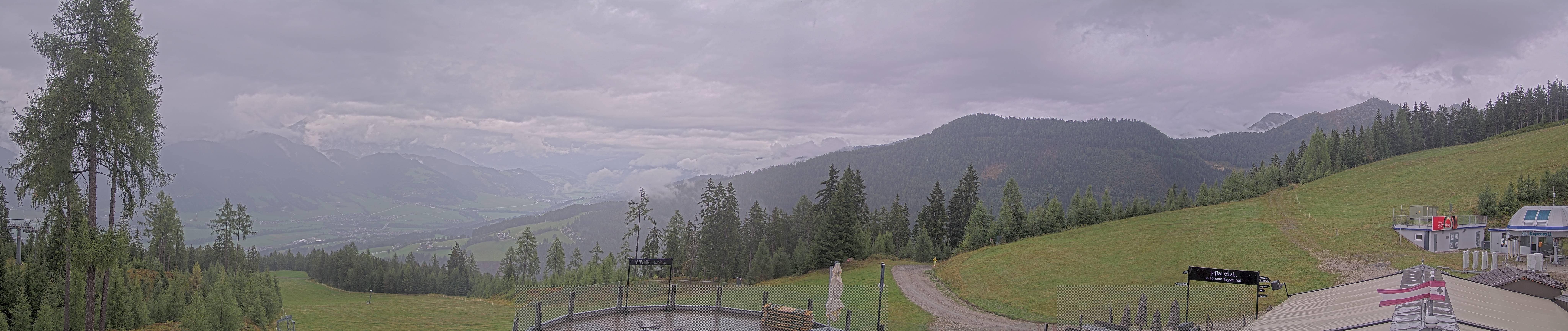 Archived image Webcam Hauser Kaibling - View towards valley Enns