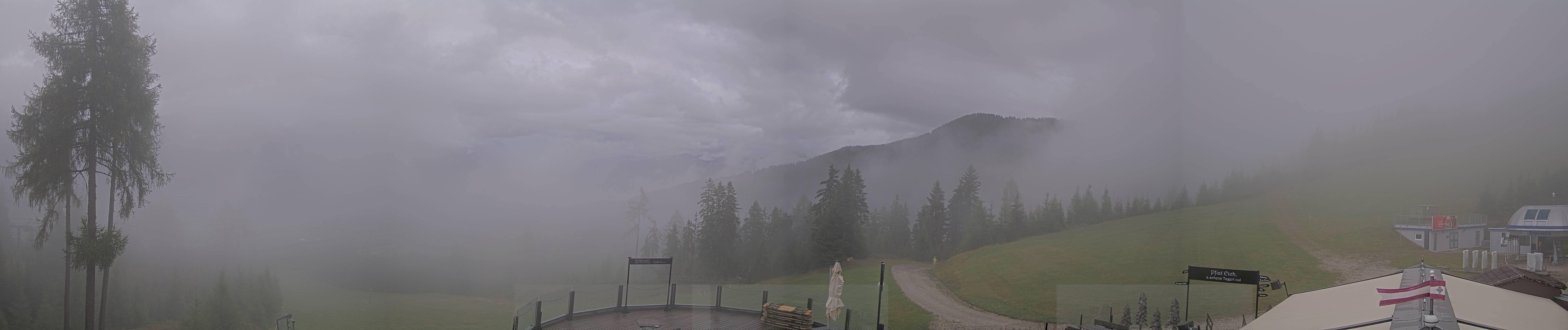 Archived image Webcam Hauser Kaibling - View towards valley Enns