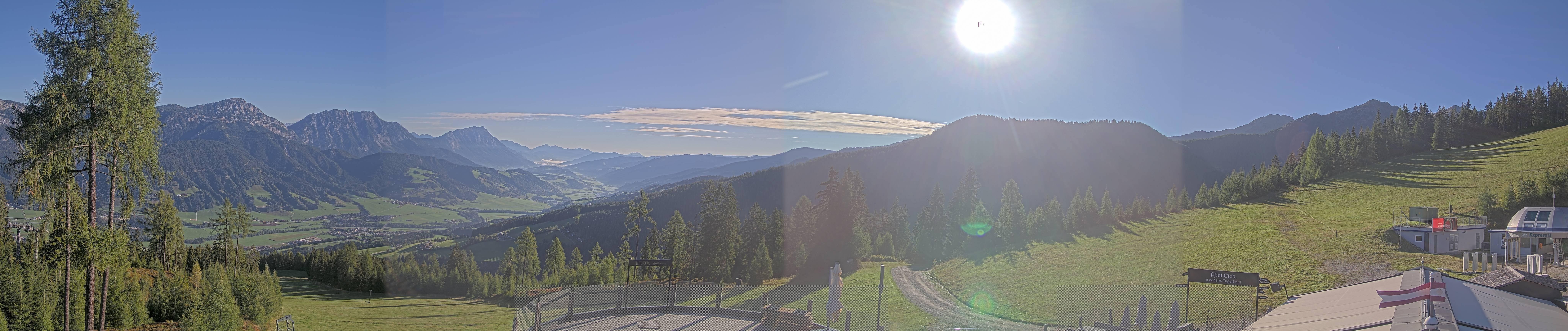 Archived image Webcam Hauser Kaibling - View towards valley Enns