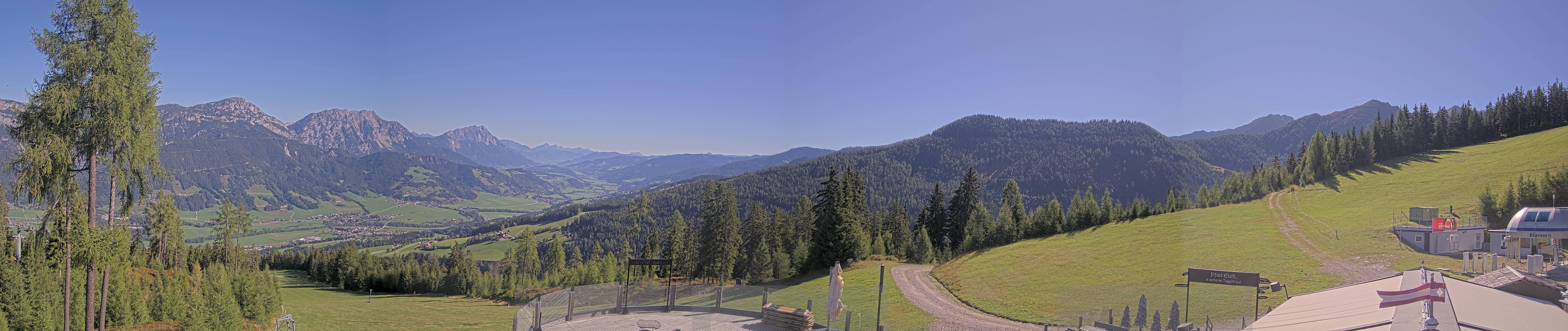 Archived image Webcam Hauser Kaibling - View towards valley Enns