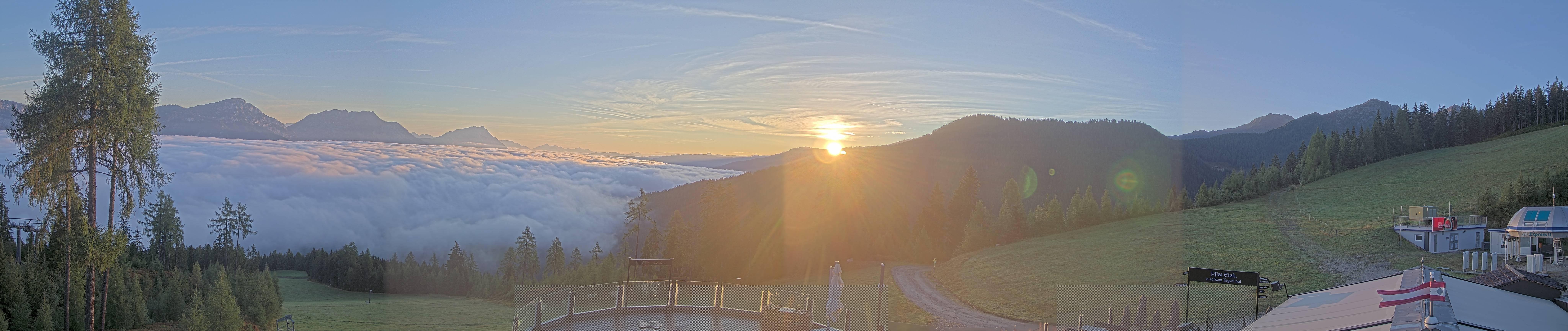 Archiv Foto Webcam Hauser Kaibling - Blick ins Ennstal von der Knapplhütte