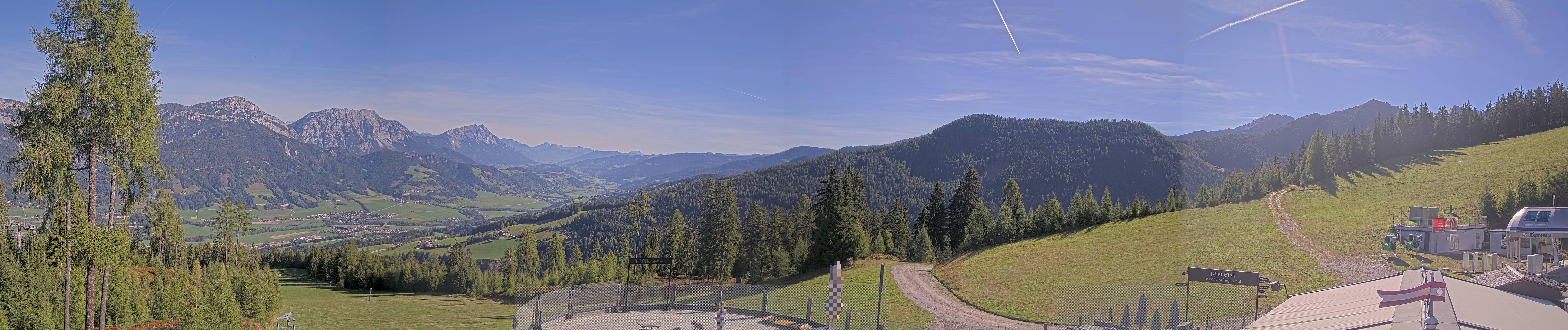 Archived image Webcam Hauser Kaibling - View towards valley Enns