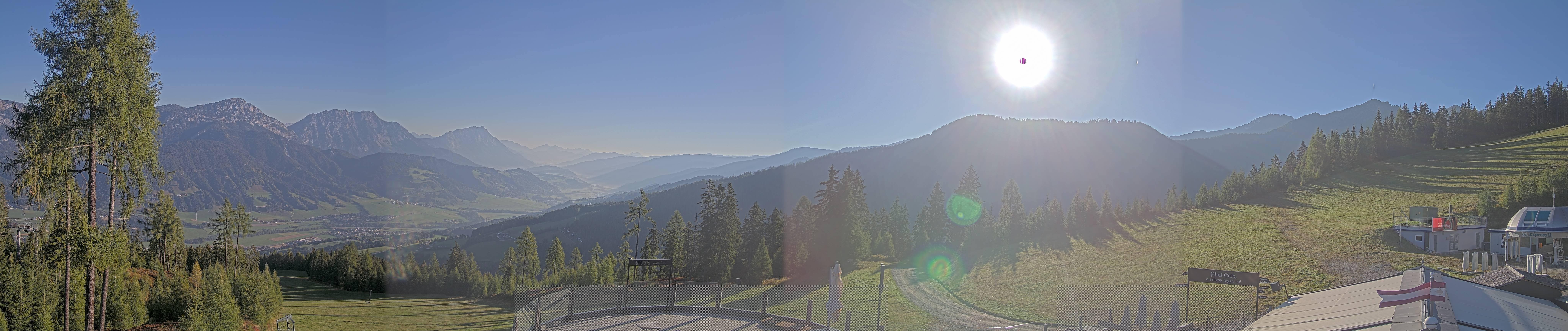 Archived image Webcam Hauser Kaibling - View towards valley Enns