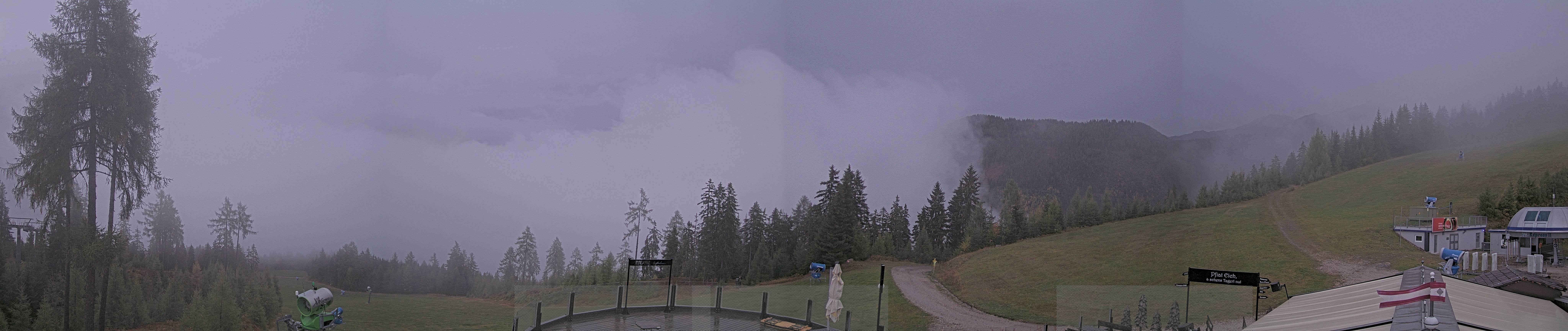 Archived image Webcam Hauser Kaibling - View towards valley Enns