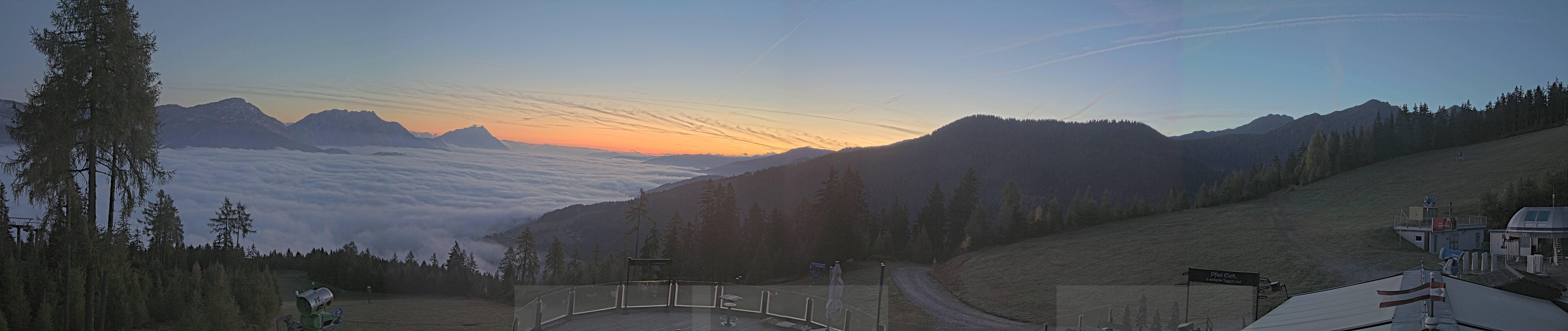 Archiv Foto Webcam Hauser Kaibling - Blick ins Ennstal von der Knapplhütte