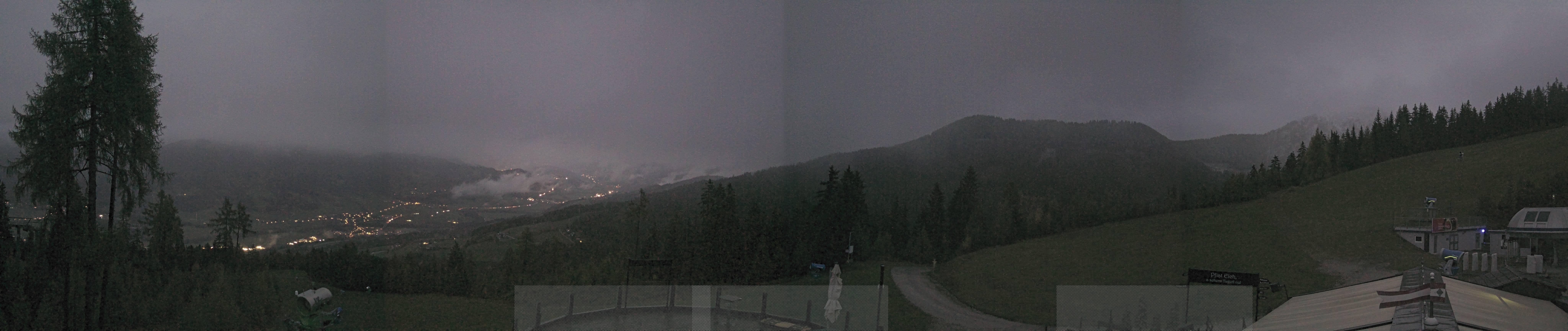 Archiv Foto Webcam Hauser Kaibling - Blick ins Ennstal von der Knapplhütte