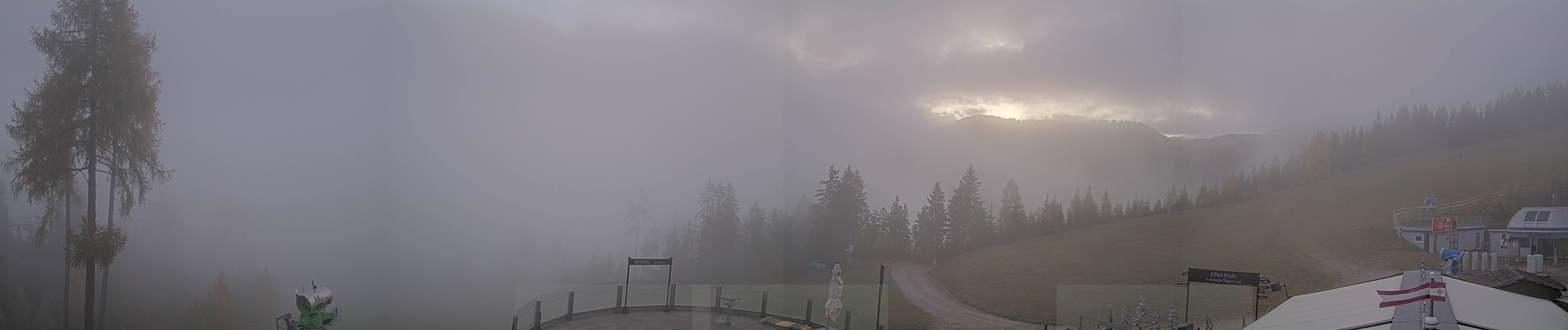Archiv Foto Webcam Hauser Kaibling - Blick ins Ennstal von der Knapplhütte
