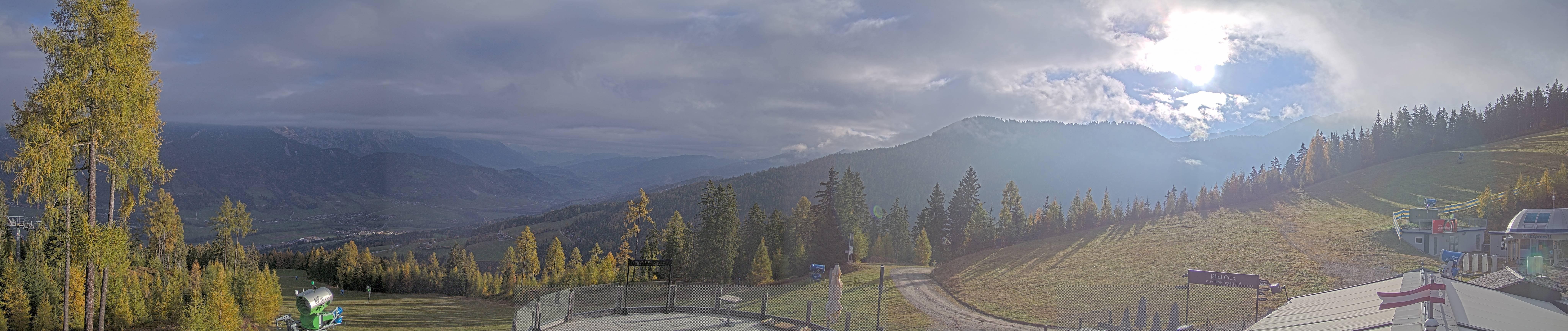 Archiv Foto Webcam Hauser Kaibling - Blick ins Ennstal von der Knapplhütte