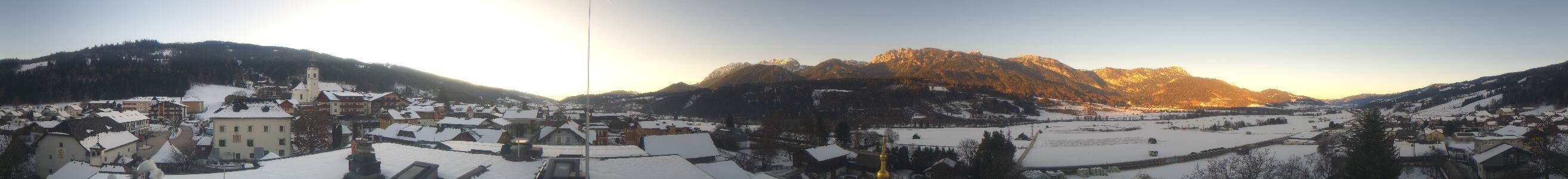 Archived image Webcam View from hotel Herrschaftstaverne (Haus im Ennstal, Styria)