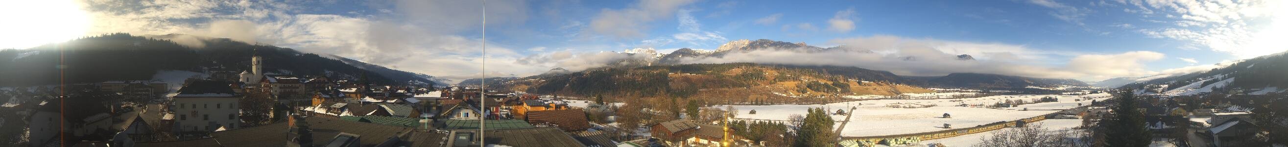 Archiv Foto Webcam Blick vom Hotel Herrschaftstaverne (Haus im Ennstal, Steiermark)