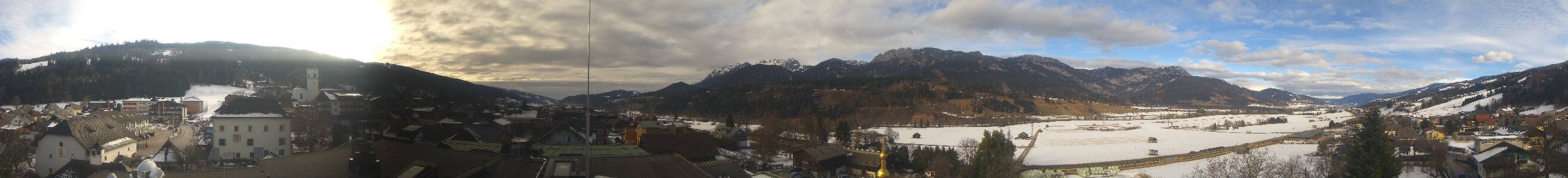 Archiv Foto Webcam Blick vom Hotel Herrschaftstaverne (Haus im Ennstal, Steiermark)