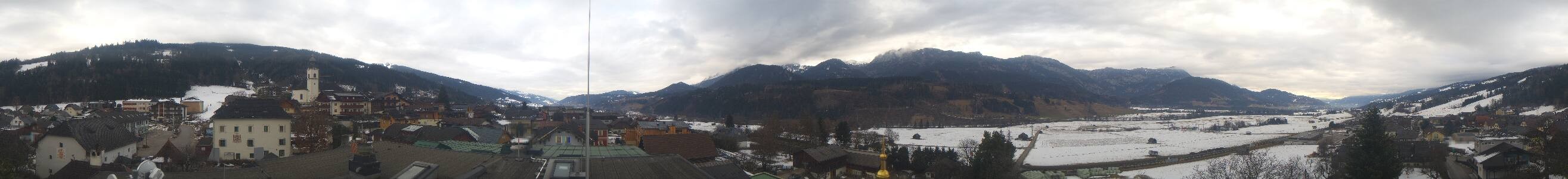 Archived image Webcam View from hotel Herrschaftstaverne (Haus im Ennstal, Styria)