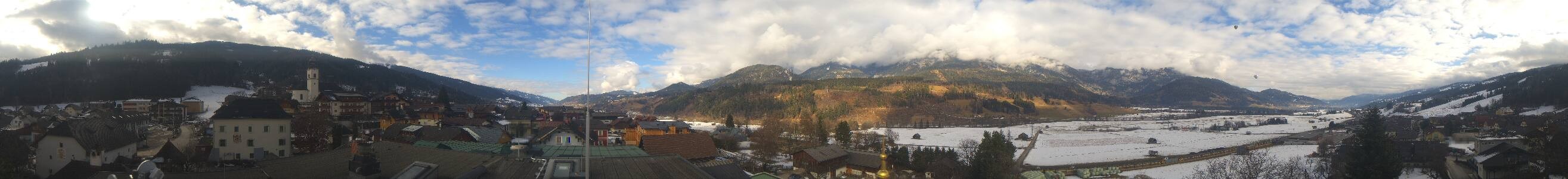 Archived image Webcam View from hotel Herrschaftstaverne (Haus im Ennstal, Styria)