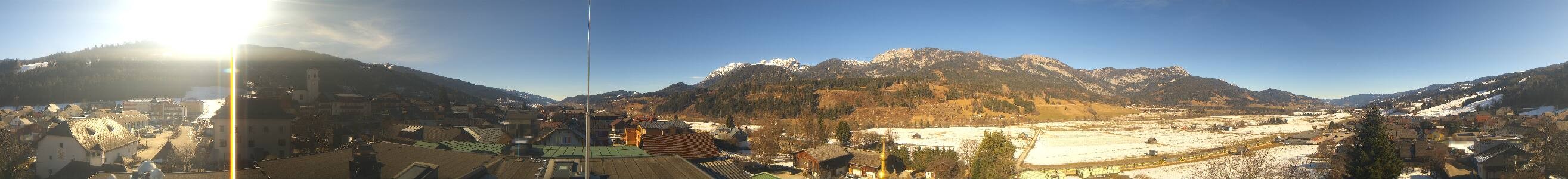 Archived image Webcam View from hotel Herrschaftstaverne (Haus im Ennstal, Styria)