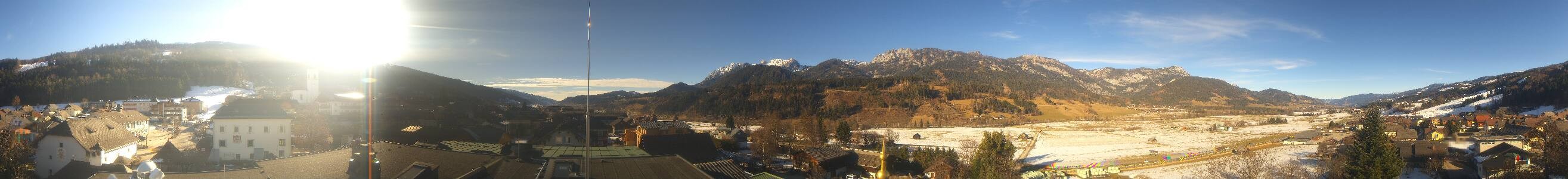 Archived image Webcam View from hotel Herrschaftstaverne (Haus im Ennstal, Styria)