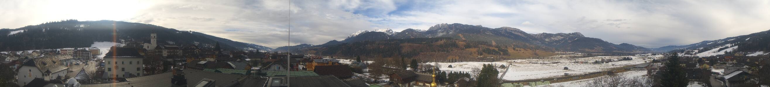 Archiv Foto Webcam Blick vom Hotel Herrschaftstaverne (Haus im Ennstal, Steiermark)