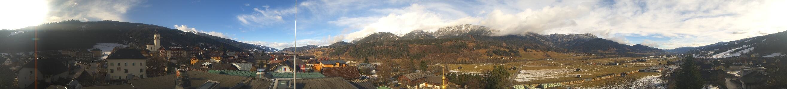 Archiv Foto Webcam Blick vom Hotel Herrschaftstaverne (Haus im Ennstal, Steiermark)