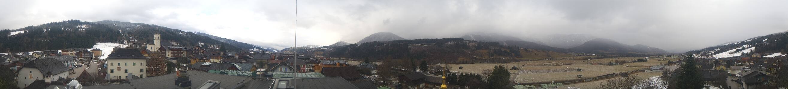 Archiv Foto Webcam Blick vom Hotel Herrschaftstaverne (Haus im Ennstal, Steiermark)