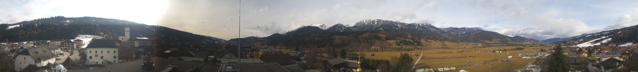 Archiv Foto Webcam Blick vom Hotel Herrschaftstaverne (Haus im Ennstal, Steiermark)