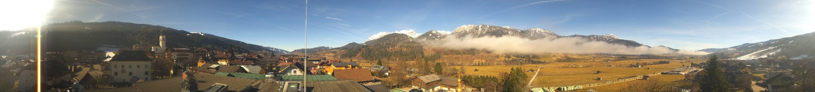 Archived image Webcam View from hotel Herrschaftstaverne (Haus im Ennstal, Styria)