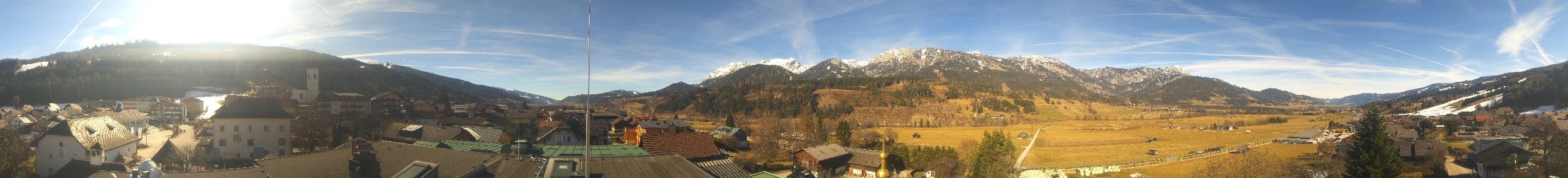 Archived image Webcam View from hotel Herrschaftstaverne (Haus im Ennstal, Styria)