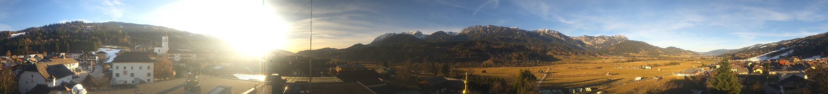 Archived image Webcam View from hotel Herrschaftstaverne (Haus im Ennstal, Styria)