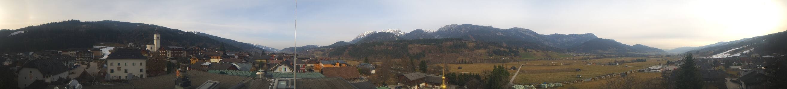Archived image Webcam View from hotel Herrschaftstaverne (Haus im Ennstal, Styria)