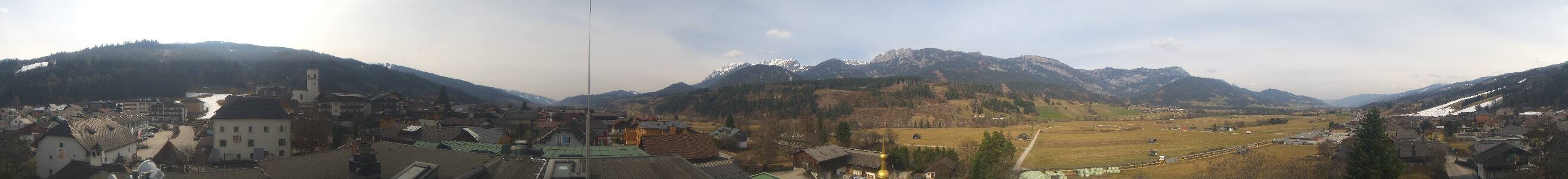 Archived image Webcam View from hotel Herrschaftstaverne (Haus im Ennstal, Styria)