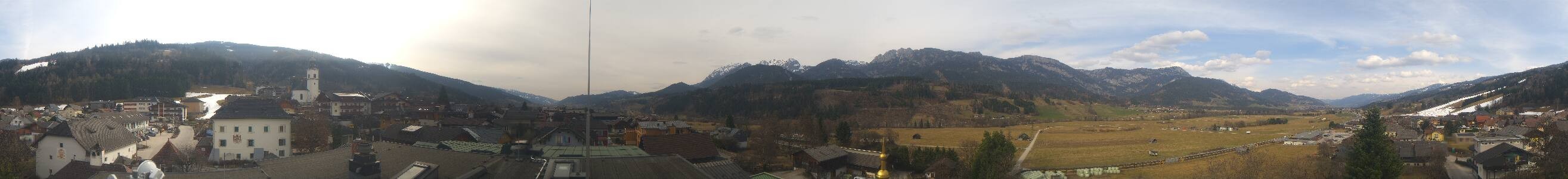 Archived image Webcam View from hotel Herrschaftstaverne (Haus im Ennstal, Styria)