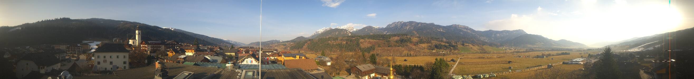 Archiv Foto Webcam Blick vom Hotel Herrschaftstaverne (Haus im Ennstal, Steiermark)