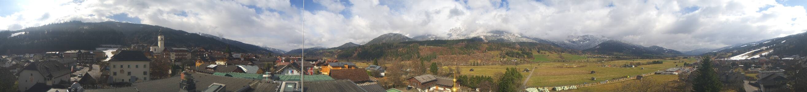 Archiv Foto Webcam Blick vom Hotel Herrschaftstaverne (Haus im Ennstal, Steiermark)