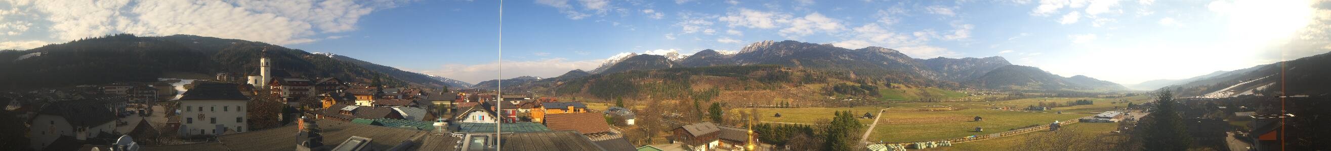 Archiv Foto Webcam Blick vom Hotel Herrschaftstaverne (Haus im Ennstal, Steiermark)