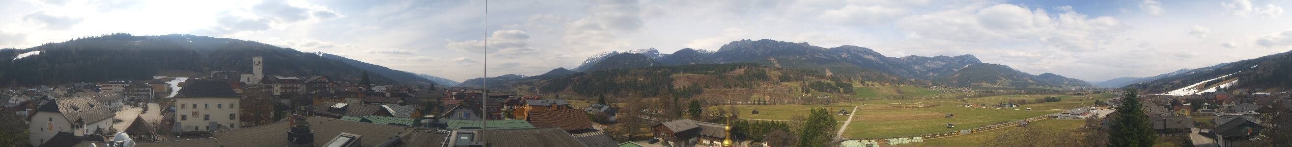 Archived image Webcam View from hotel Herrschaftstaverne (Haus im Ennstal, Styria)