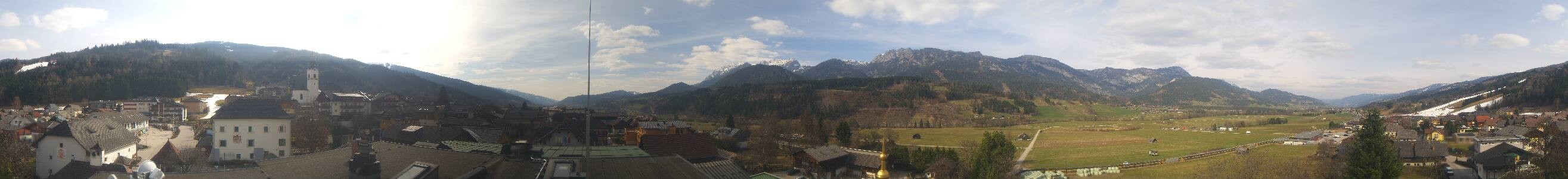 Archived image Webcam View from hotel Herrschaftstaverne (Haus im Ennstal, Styria)