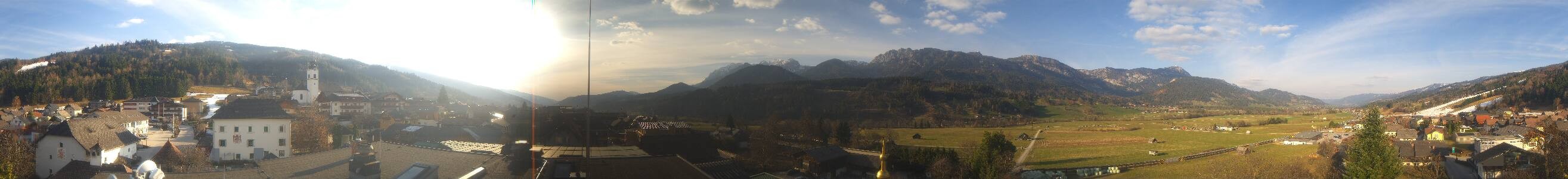 Archived image Webcam View from hotel Herrschaftstaverne (Haus im Ennstal, Styria)