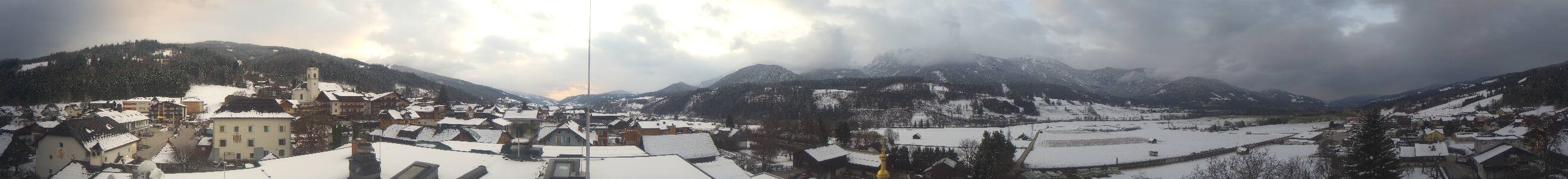 Archived image Webcam View from hotel Herrschaftstaverne (Haus im Ennstal, Styria)
