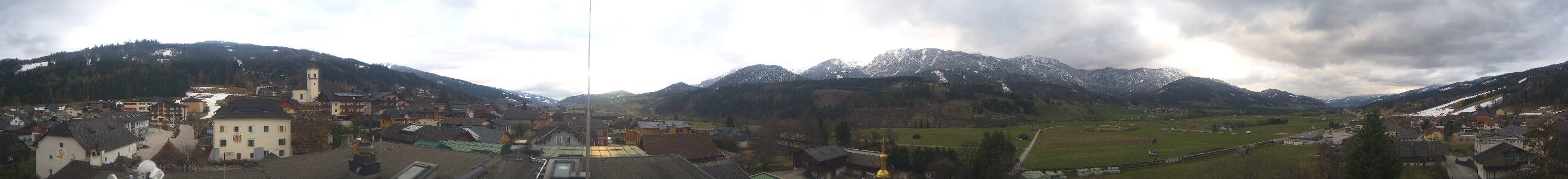 Archived image Webcam View from hotel Herrschaftstaverne (Haus im Ennstal, Styria)