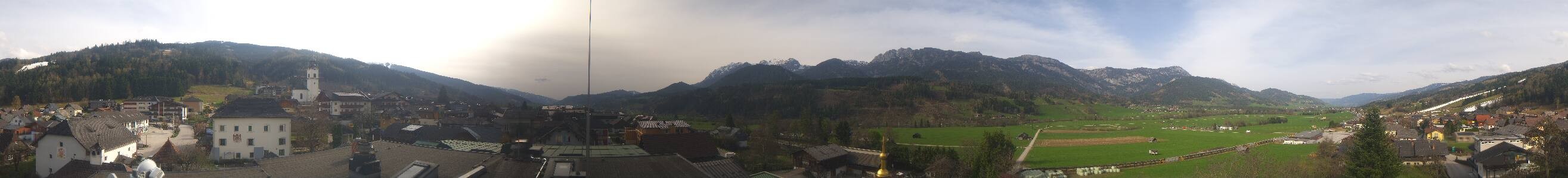 Archived image Webcam View from hotel Herrschaftstaverne (Haus im Ennstal, Styria)