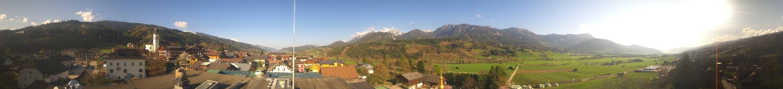 Archived image Webcam View from hotel Herrschaftstaverne (Haus im Ennstal, Styria)