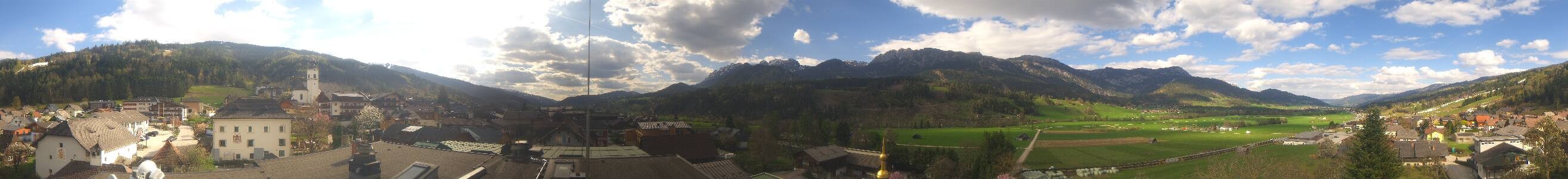 Archived image Webcam View from hotel Herrschaftstaverne (Haus im Ennstal, Styria)